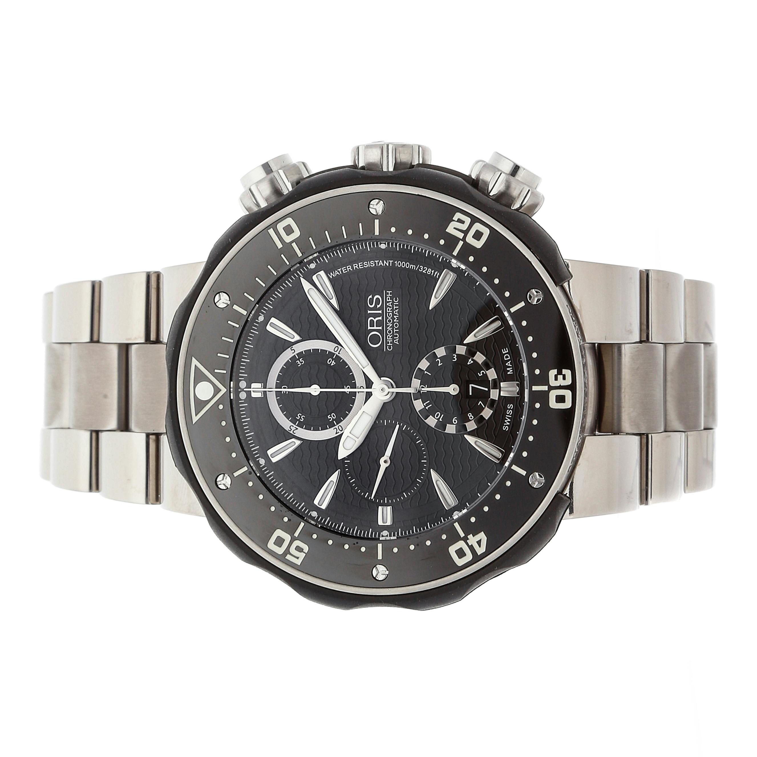 Oris Prodiver Chronograph 01 674 7630 7154 SET WatchBox